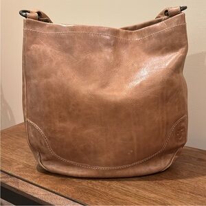Frye Melissa Leather Hobo Shoulder Bag
